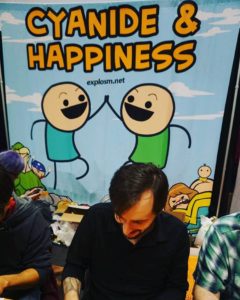 Explosm's Cyanide and Happiness Booth at NYCC 2016